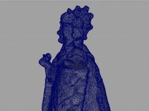 virgen de covadonga Modello 3D