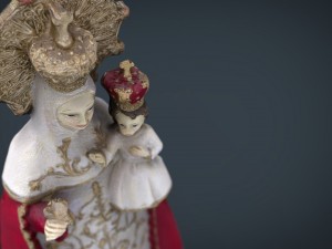 virgen de covadonga Modello 3D