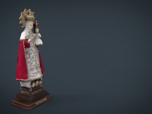virgen de covadonga Modello 3D