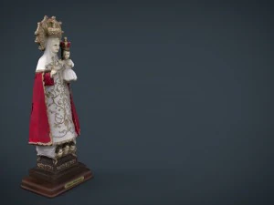 virgen de covadonga 3D Model