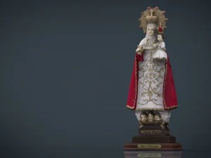 virgen de covadonga 3D Model