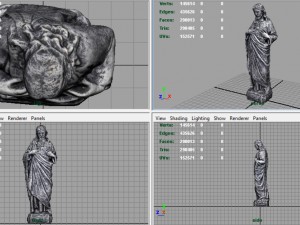 stone sacred heart of jesus 3D Model