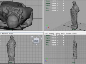 stone sacred heart of jesus 3D Model