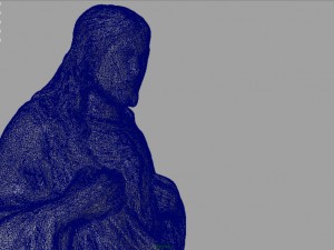 stone sacred heart of jesus 3D Model