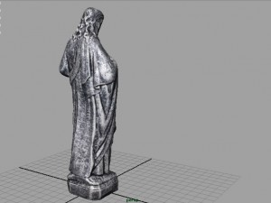 stone sacred heart of jesus 3D Model