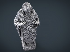 stone sacred heart of jesus 3D Model