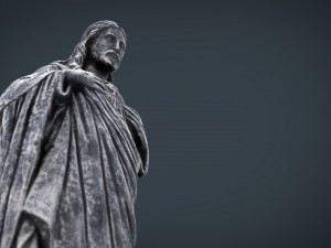 stone sacred heart of jesus 3D Model