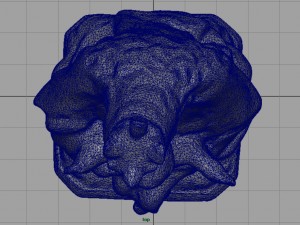 stone virgin mary with baby jesus 3D Model