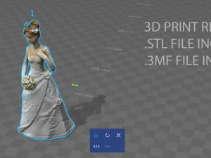 bride 2 3D Model