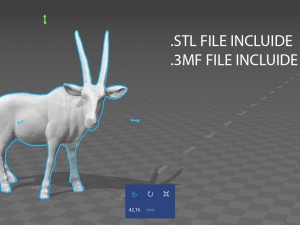 oryx 3D Model