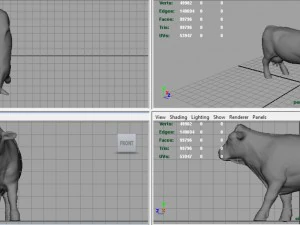 cow 2 3D Model