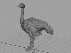 ostrich 3D Model