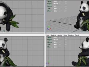panda 3D Model