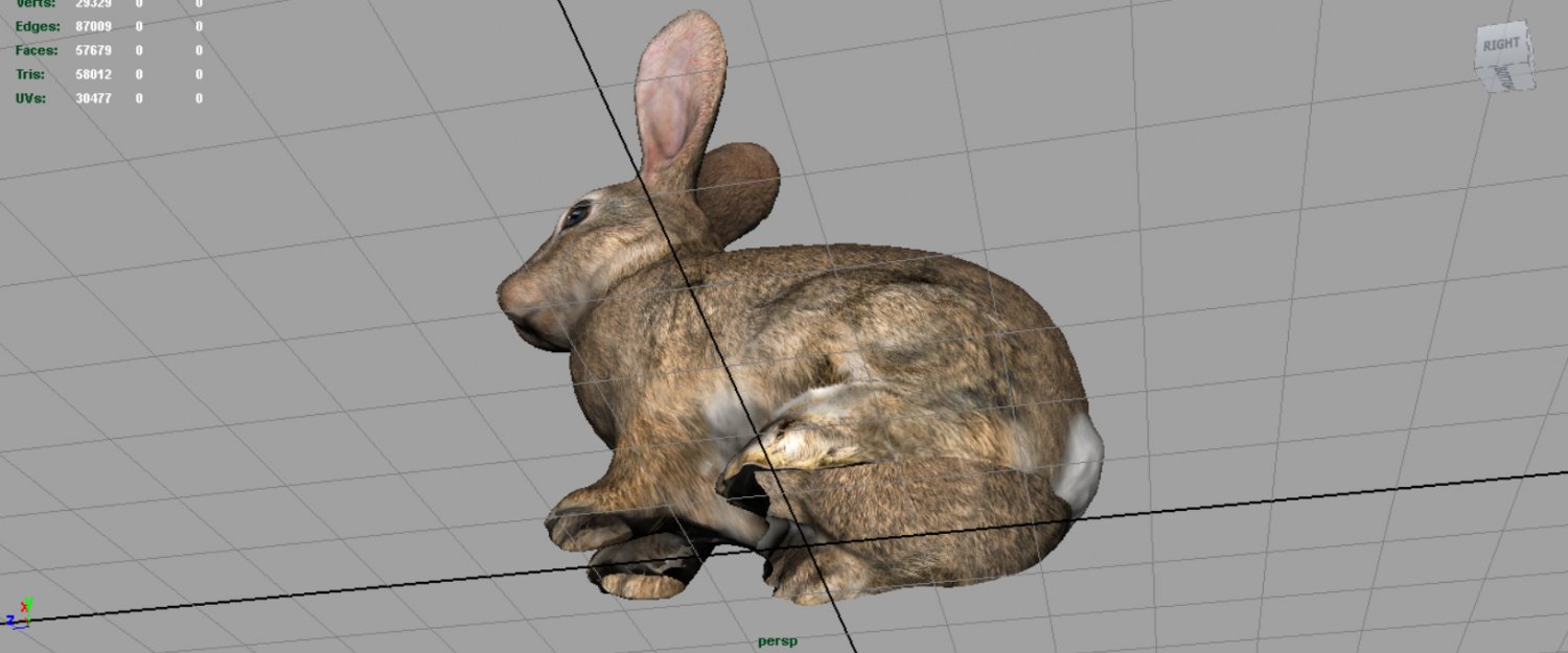 rabbit 3d model blender free