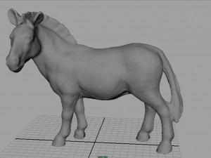 zebra Modelo 3D