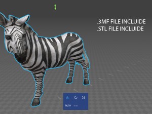zebra Modelo 3D