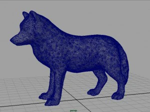 artic wolf 3D Model