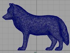 artic wolf Modelo 3D