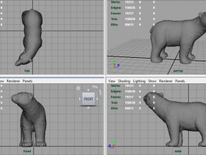 polar bear 3Dモデル