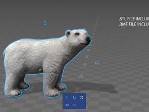 polar bear 3Dモデル