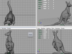 kangaroo Modelo 3D