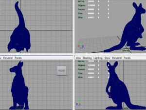 kangaroo Modelo 3D