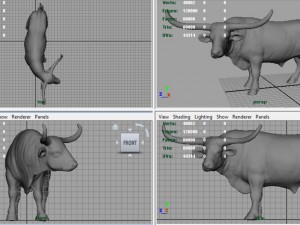 texas longhorn Modelo 3D