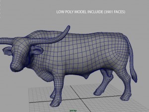 texas longhorn Modelo 3D