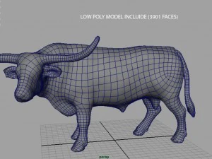 texas longhorn 3D Model