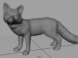 fox 3D Модель