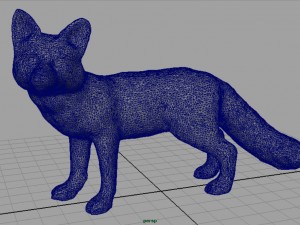 fox 3D Модель