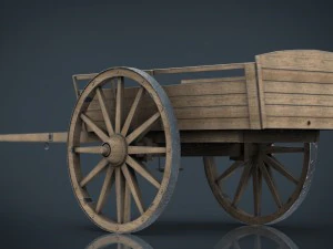 farm cart 3D Model