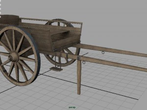 farm cart 3D Model