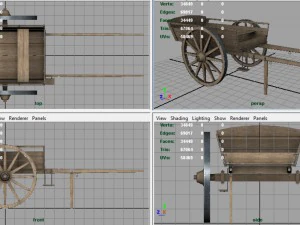 farm cart 3D Model