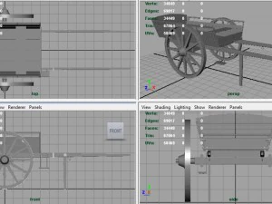 farm cart 3D Model