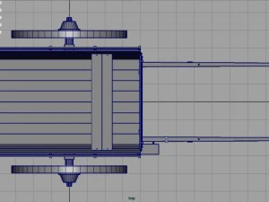 farm cart 3D Model