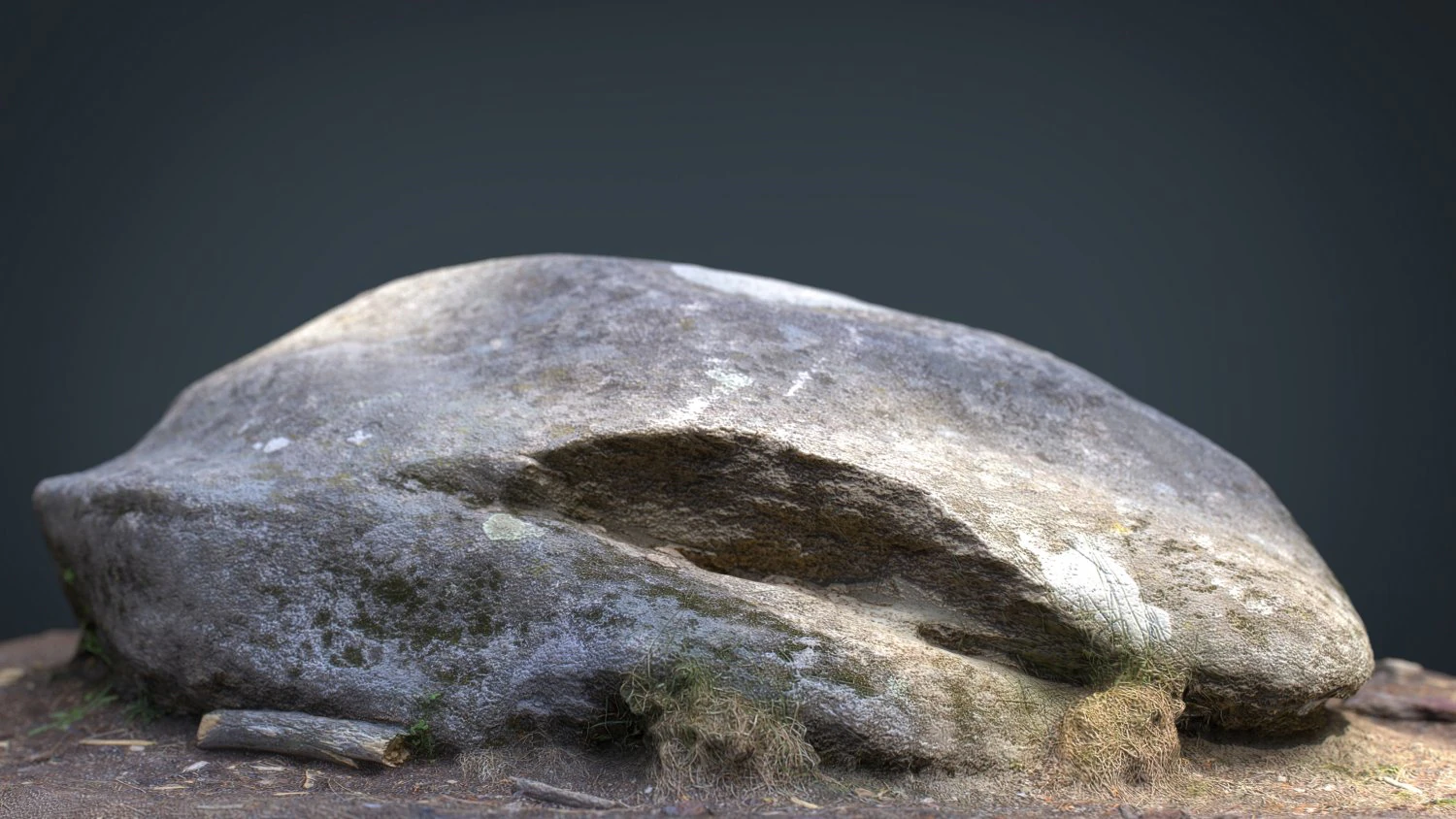 rock 18 3D Model .c4d .max .obj .3ds .fbx .stl .blend 