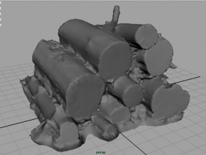 wooden logs 3D 모델