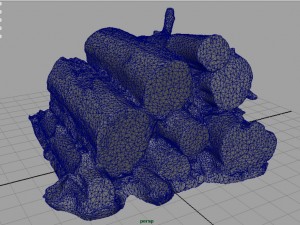 wooden logs 3D 모델