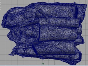 wooden logs 3D 모델