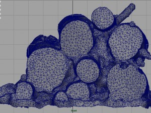 wooden logs 3D 모델