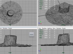 tree stump 3D Model