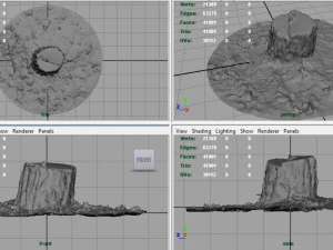 ceppo d'albero Modello 3D
