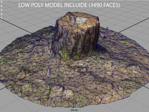 ceppo d'albero Modello 3D