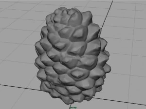 pinecone 2 3D Model