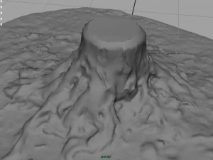 tree stump 2 3D Model