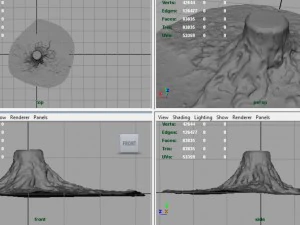 tree stump 2 3D Model