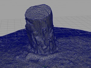 tree stump 3 3D Model