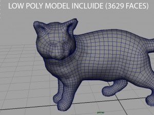cat 3D Model