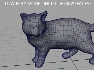 gato Modelo 3D